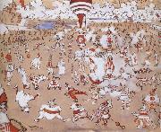 James Ensor White and Red Clowns Evolving painting